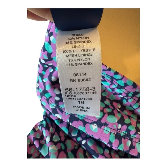 NEW Swimsuits for All Tie Front Halter One Piece Blue Pink Halter Swimsuit 16 - Picture 13 of 16